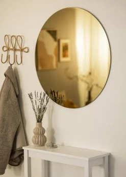 KAILA Rundt Spejl Gold 80 cm Ø