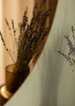 KAILA Rundt Spejl Rose Gold 80 cm Ø