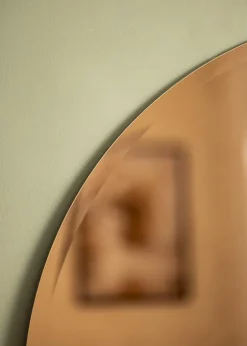 KAILA Rundt Spejl Rose Gold Deluxe 90 cm Ø