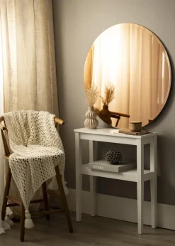 KAILA Rundt Spejl Rose Gold Deluxe 90 cm Ø