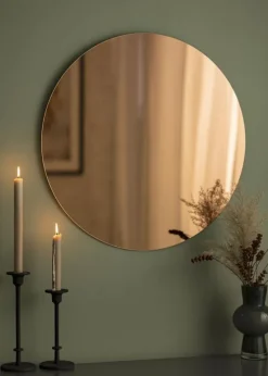 KAILA Rundt Spejl Rose Gold 60 cm Ø