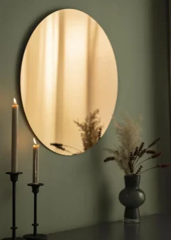 KAILA Rundt Spejl Rose Gold 60 cm Ø