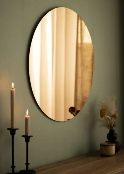 KAILA Rundt Spejl Rose Gold 70 cm Ø