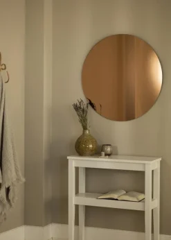 KAILA Rundt Spejl Rose Gold 70 cm Ø