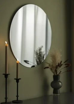 KAILA Rundt Spejl Smoked Grey 60 cm Ø