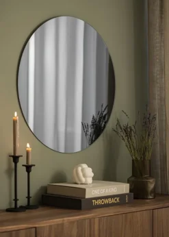 KAILA Rundt Spejl Smoked Grey 70 cm Ø