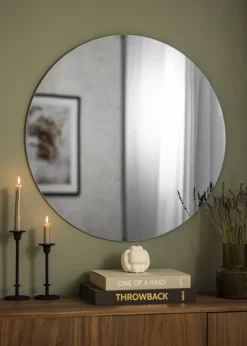 KAILA Rundt Spejl Smoked Grey 80 cm Ø