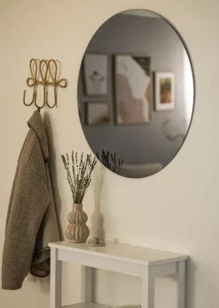 KAILA Rundt Spejl Smoked Grey 80 cm Ø