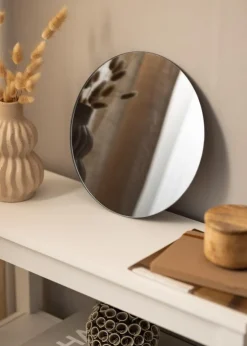 KAILA Rundt Spejl Smoked Grey 30 cm Ø