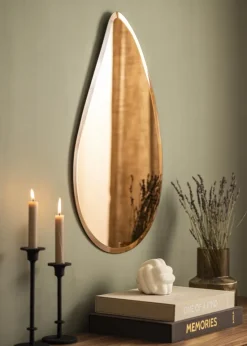KAILA Spejl Deluxe Drop Rose Gold 45x70 cm