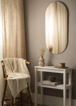 KAILA Spejl Oval Dark Bronze 50x100 cm