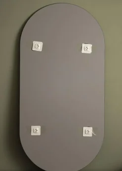 KAILA Spejl Oval Dark Bronze 50x100 cm