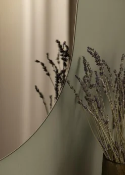 KAILA Spejl Oval Dark Bronze 50x70 cm