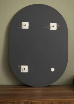 KAILA Spejl Oval Dark Bronze 50x70 cm