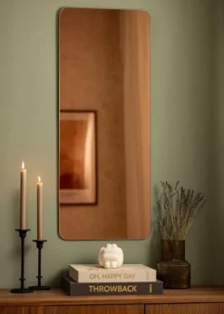 KAILA Spejl Rectangle Rose Gold 40x100 cm