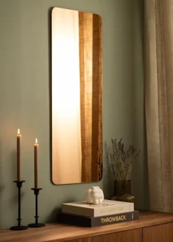 KAILA Spejl Rectangle Rose Gold 40x100 cm