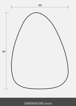 KAILA Spejl Shape I 30x40 cm