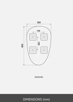 KAILA Spejl Shape II 25x40 cm