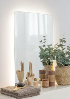 KAILA Spejl Soft Edges LED 50x70 cm