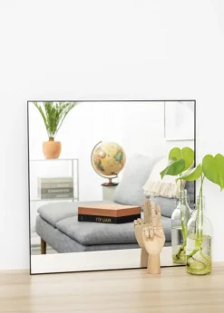 KAILA Square Mirror - Thin Black 60x60 cm