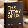 KAILA THE STORY OF US Black - Coffee Table Photo Album (60 Sorte Sidor)