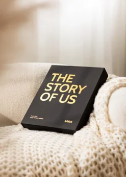 KAILA THE STORY OF US Black - Coffee Table Photo Album (60 Sorte Sidor)