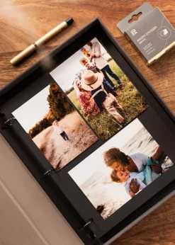 KAILA THE STORY OF US Black - Coffee Table Photo Album (60 Sorte Sidor)