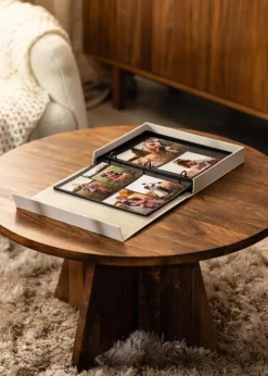 KAILA THROWBACK Cream - Coffee Table Photo Album (60 Sorte Sider / 30 Blade)