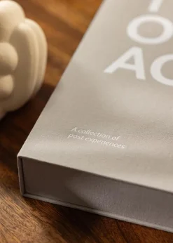 KAILA THROWBACK Dark Greige - Coffee Table Photo Album (60 Sorte Sider)