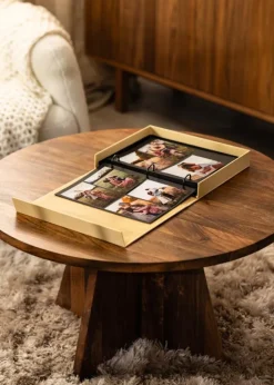 KAILA XOXO Yellow - Coffee Table Photo Album (60 Sorte Sider / 30 Blade)