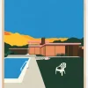 Kaufmann Desert House Poolside Plakat (21x29.7 cm (A4))
