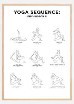 King Pigeon II - White Plakat (21x29.7 cm (A4))