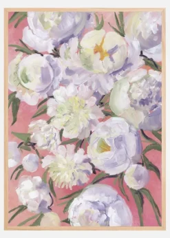 Kinsly painterly bouquet Plakat (21x29.7 cm (A4))
