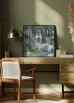 Kirche In Cassone (1913) Plakat (30x30 cm)