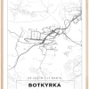 Kort - Botkyrka - Hvid Plakat (21x29.7 cm (A4))