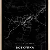 Kort - Botkyrka - Sort Plakat (21x29.7 cm (A4))