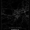 Kort - Nokia - Sort Plakat (21x29.7 cm (A4))