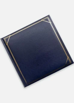 Kvadrat Blå - 30x30 cm (100 Hvide sider / 50 blade)