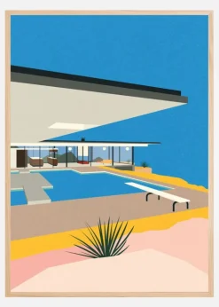 La Stahl House Plakat (21x29.7 cm (A4))