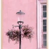 Lamp-Post with Flower Plakat (21x29.7 cm (A4))