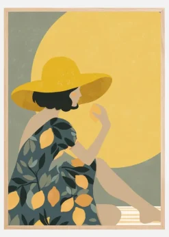 Lemon Vibes 02 Plakat (21x29.7 cm (A4))