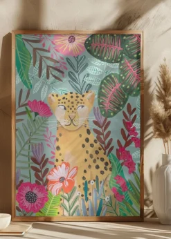 Leopard in the Jungle Plakat (21x29.7 cm (A4))