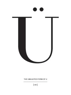 Letter Ü