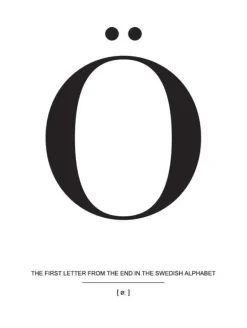 Letter Ö Plakat (21x29.7 cm (A4))
