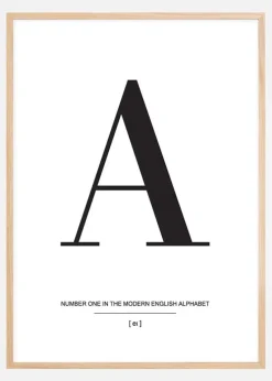 Letter A Plakat (21x29.7 cm (A4))