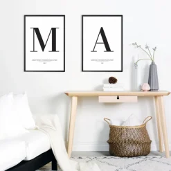 Letter H Plakat (21x29.7 cm (A4))