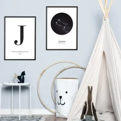 Letter J Plakat (21x29.7 cm (A4))