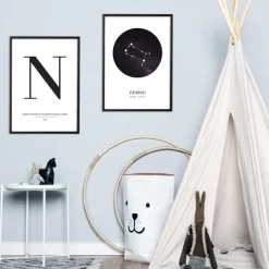 Letter N Plakat (21x29.7 cm (A4))