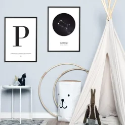 Letter P Plakat (21x29.7 cm (A4))