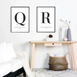 Letter Q Plakat (21x29.7 cm (A4))